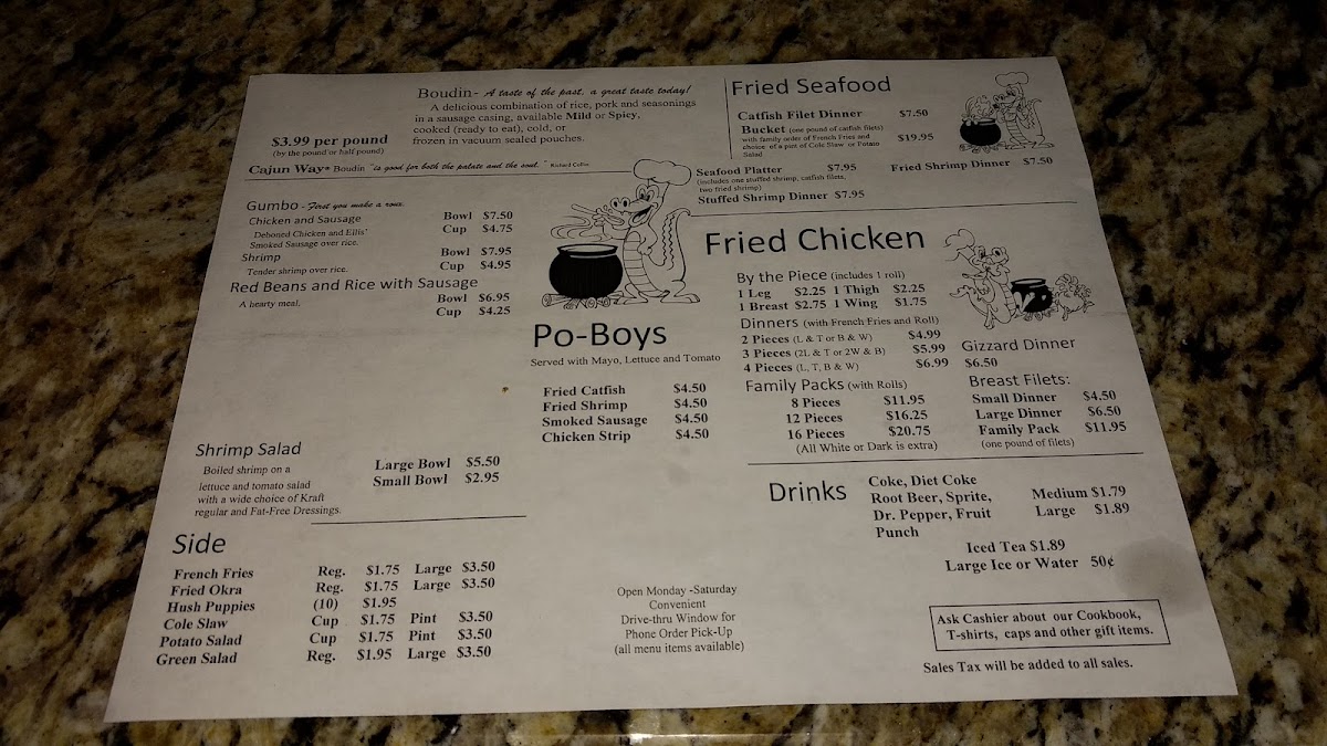 Boudin King Restaurant Menu - Image 6